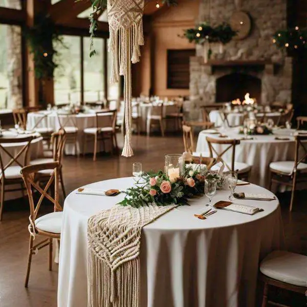 Macrame Table Runner