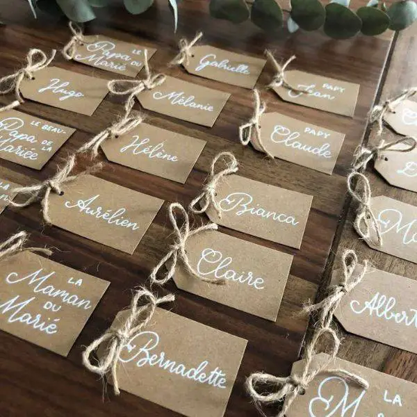 Handwritten Place Cards