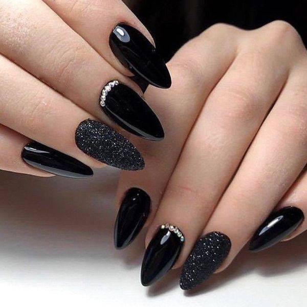  Black with Diamond Accents