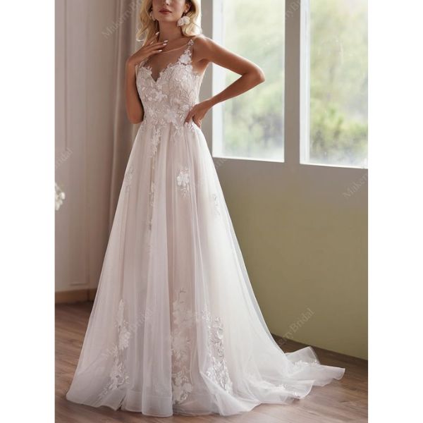  A-Line Silhouette with Tulle