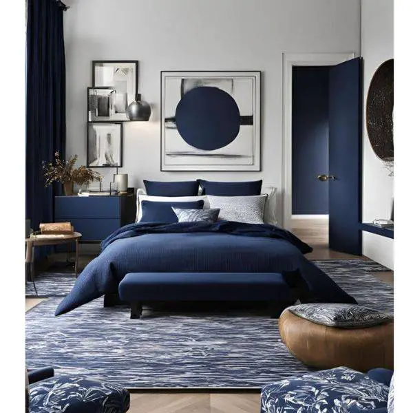 Navy Blue Bedding