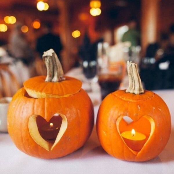 Pumpkin Candle Holders