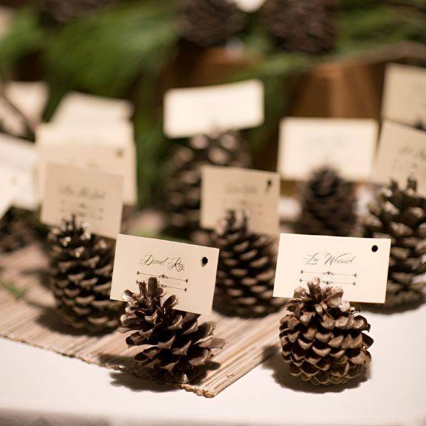 Pinecone Place Cards