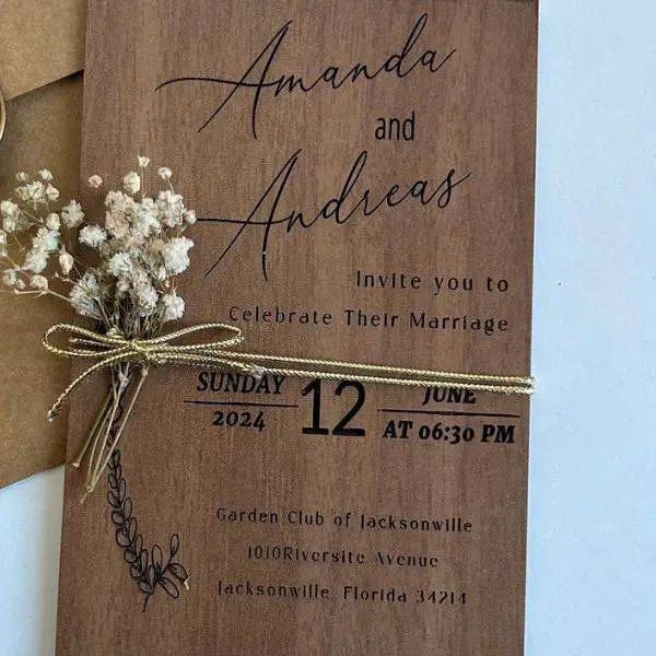 Rustic Wedding Invitations