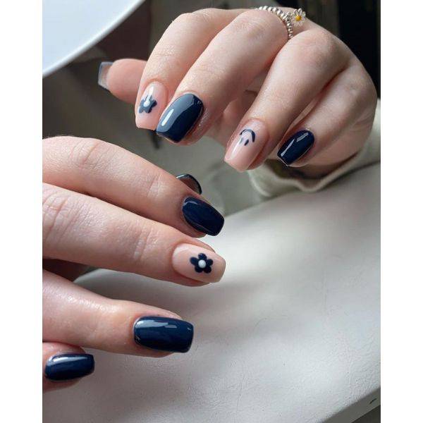 . Navy and Nude