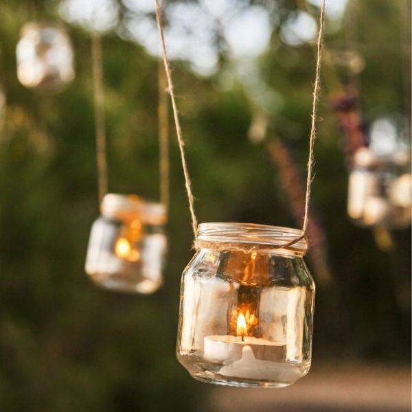 Hanging Mason Jar Lights