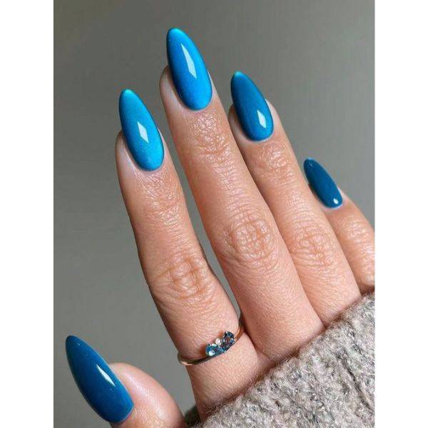 . Blue Jelly Nails