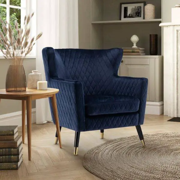 Deep Blue Accent Chairs