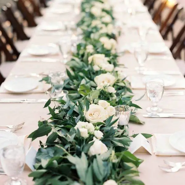 Floral Garland Table Runners