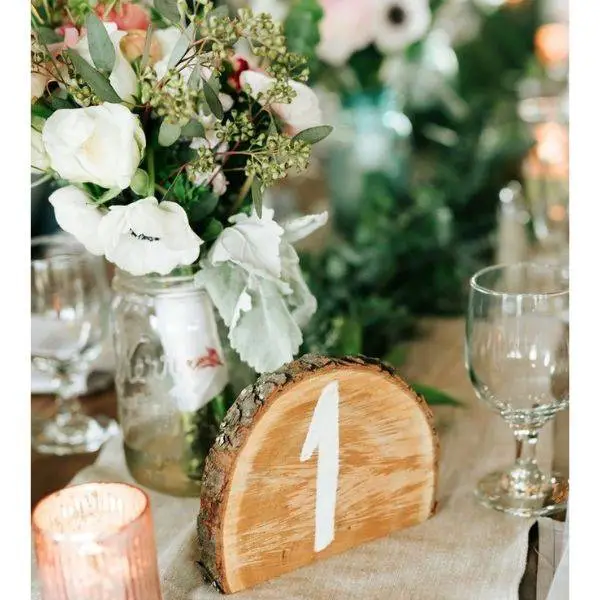 Rustic Table Numbers