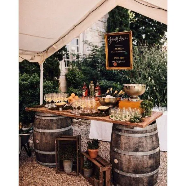 Wine Barrel Bar