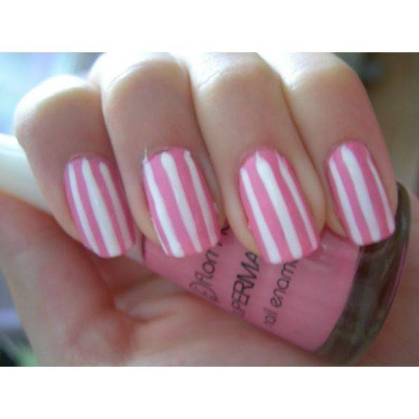 Pink and White Stripes