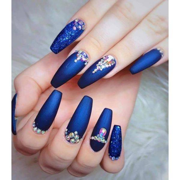  Blue with Rhinestones