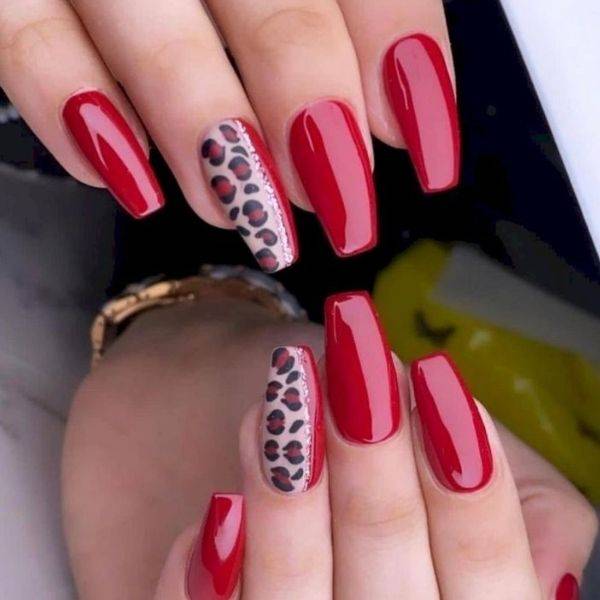 Red and Leopard Print