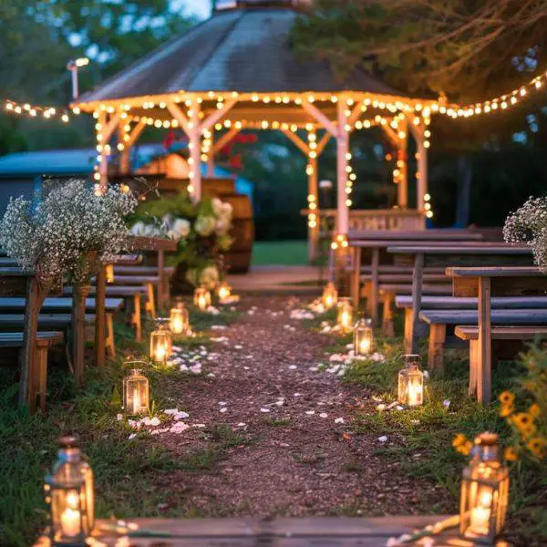 Vintage Lantern Pathway