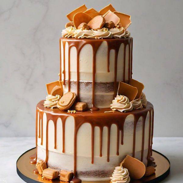 Caramel Drip Cake