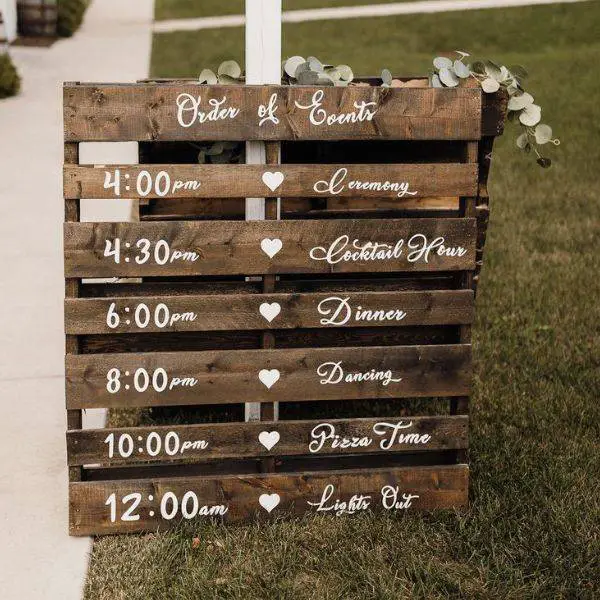 Wooden Pallet Signage