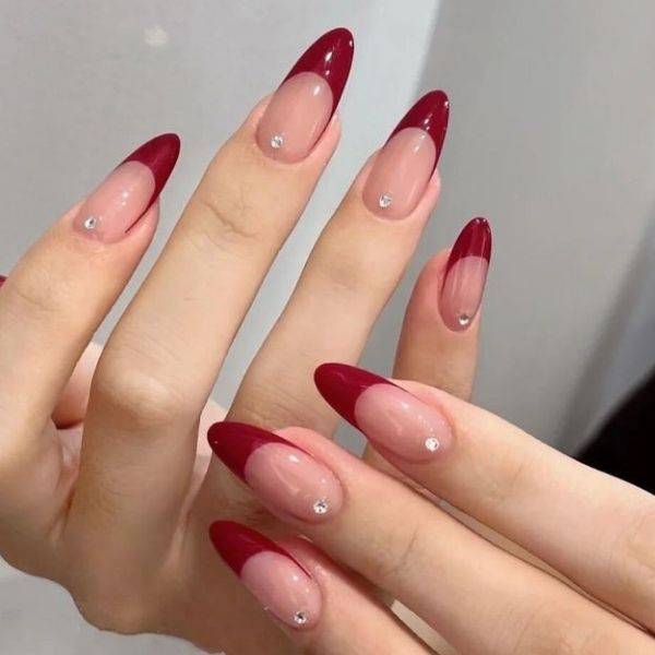 Red French Tips