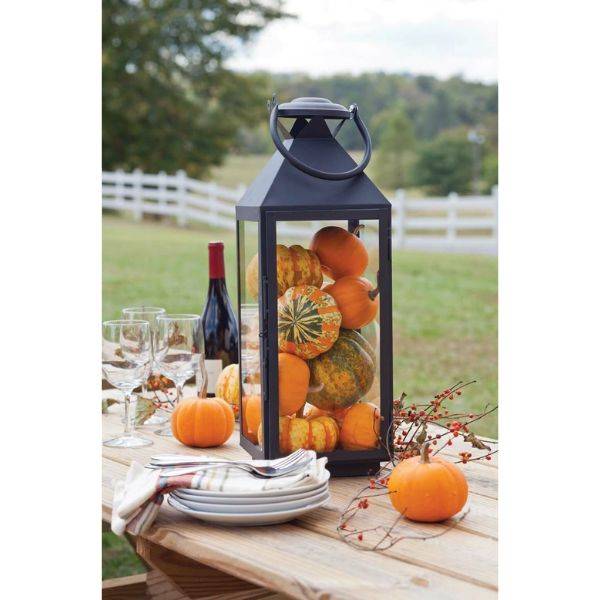  Rustic Lanterns and Pumpkins