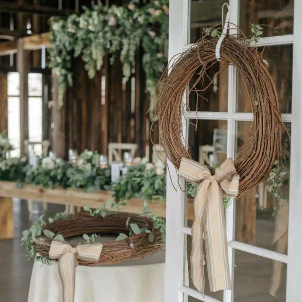 Twig and Ribbon Wreaths