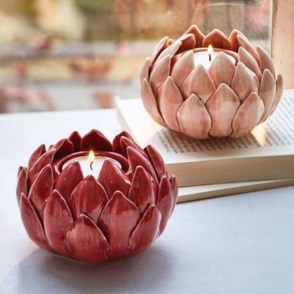  Clay Tea Light Holder