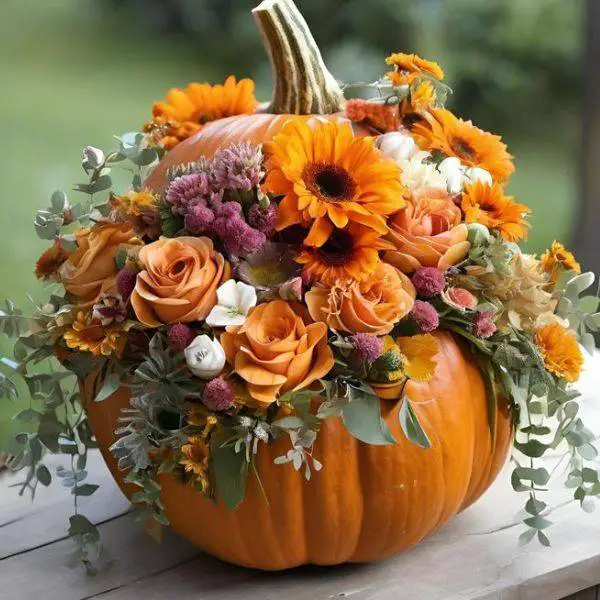 Floral Pumpkins