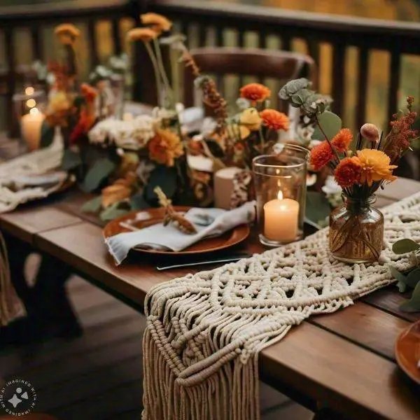 Boho Macrame Table Runners