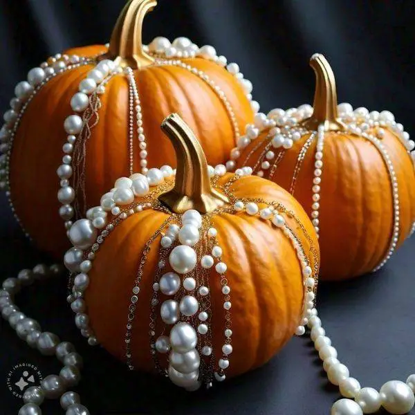 Pearl-Studded Pumpkins