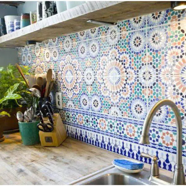 Moroccan-Inspired Tilework