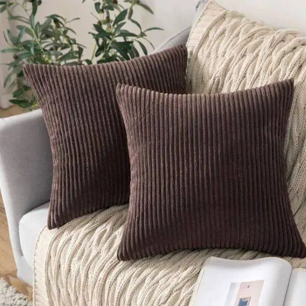  Chocolate Brown Throw Pillows