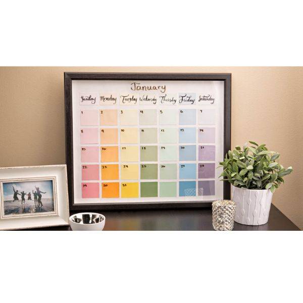 Paint Chip Calendar