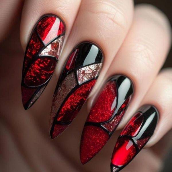 Stained Glass Red