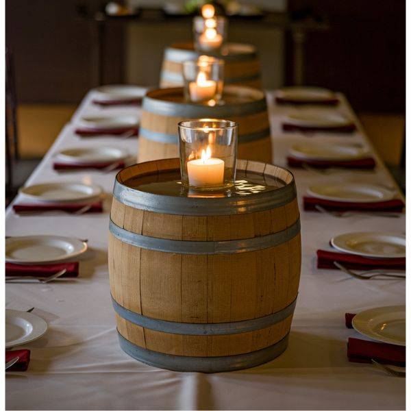 Barrel Centerpieces