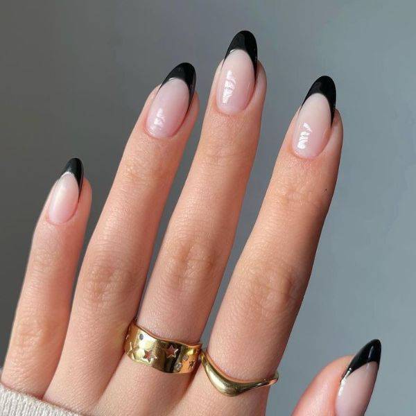 Black French Tips