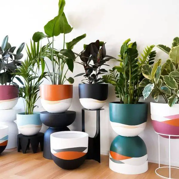  Painted Plant Pots