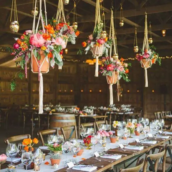  Hanging Floral Chandeliers