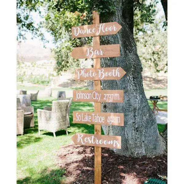 Wooden Direction Signs