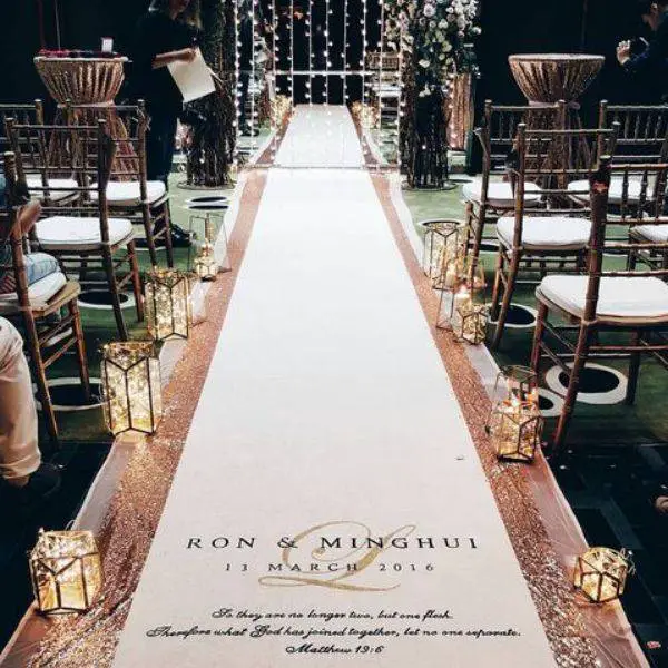 Personalized Aisle Runner