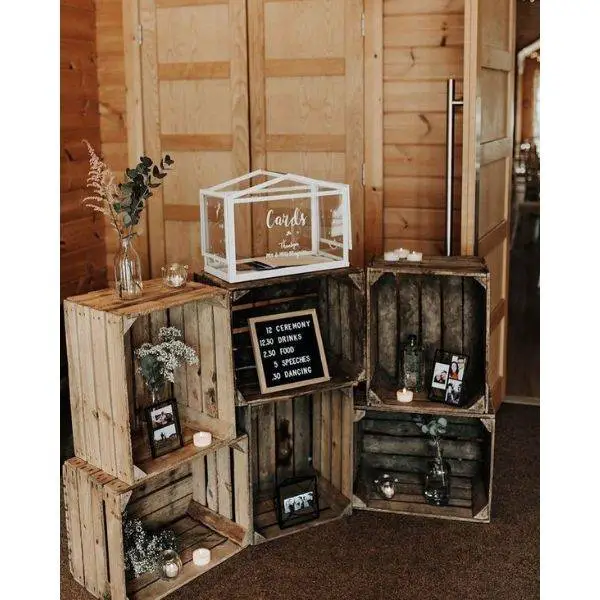  Rustic Crate Shelving