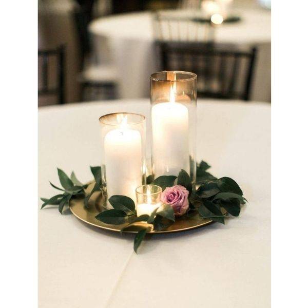 DIY Candle Centerpieces