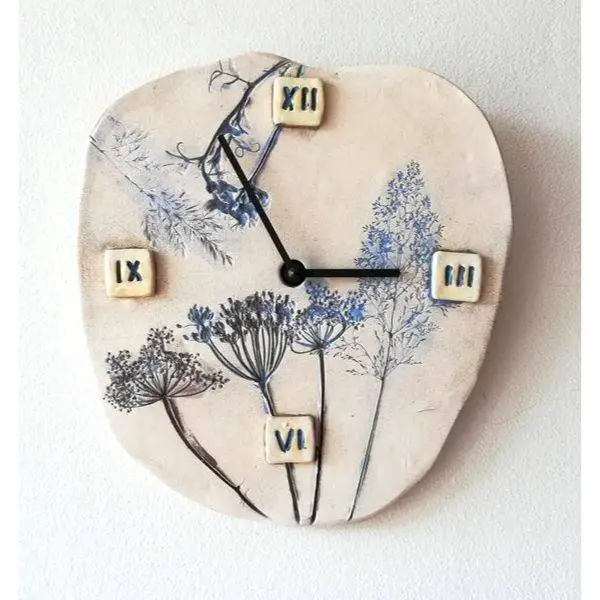 Clay Wall Clock