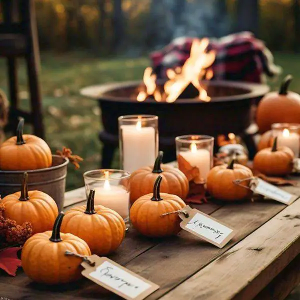 Mini Pumpkin Place Cards