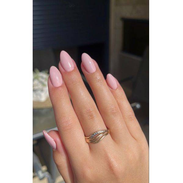 Pastel Gel Almond Nails