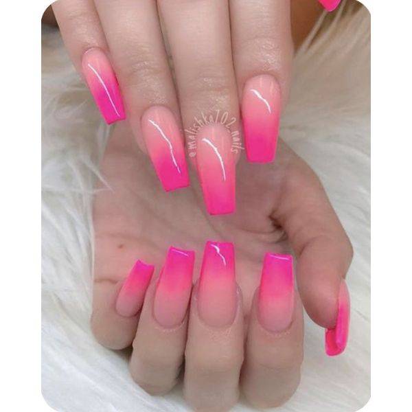 . Neon Pink Ombre