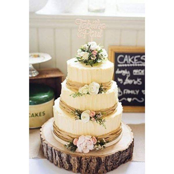 Tree Slice Cake Stand