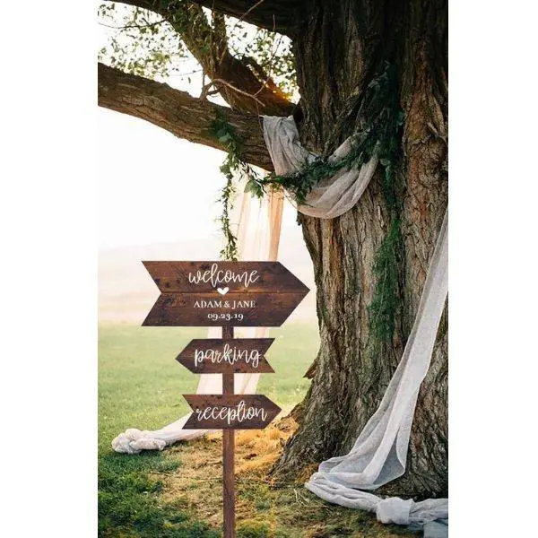 Rustic Ceremony Signage