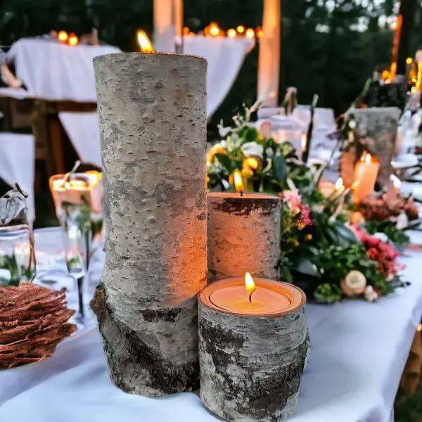 Rustic Candle Holders