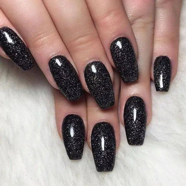 Black Glitter