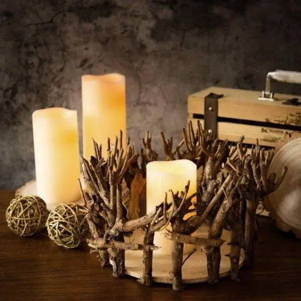 Twig Candle Holders