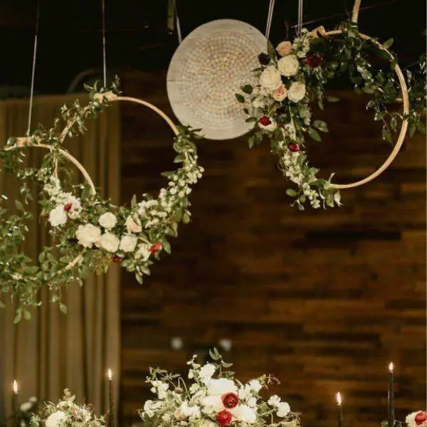 Hanging Floral Hoops